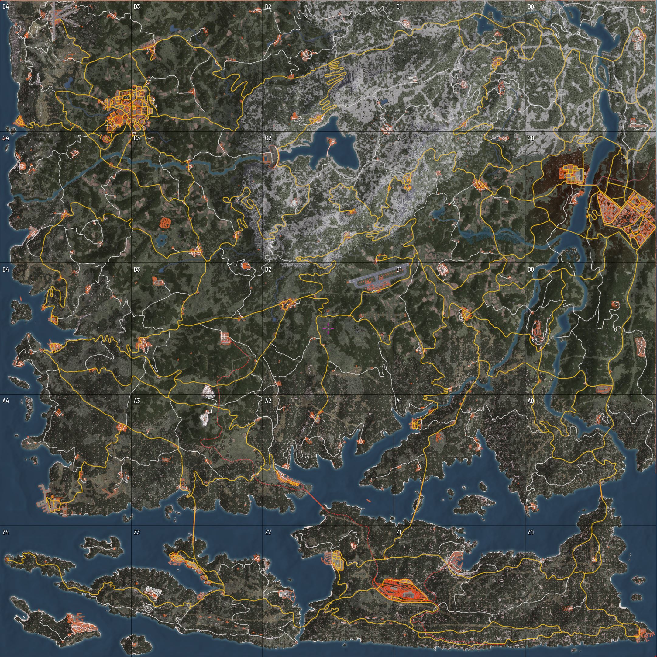 SCUM heatmap map